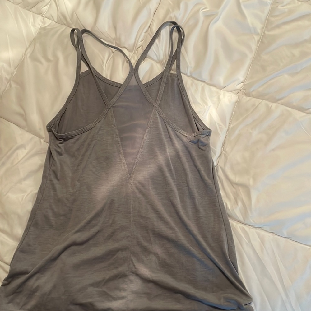 Grey spaghetti strap top